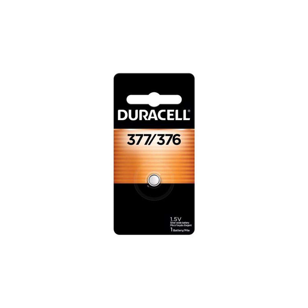 Duracell 377/376 Silver Oxide1.5 V 28 Ah D377BPK
