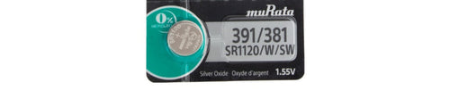 Murata (Replaces Sony) 391/381 SR1120W40mAh 1.55V Silver Oxide Watch Battery