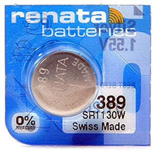 Renata 389 MP 80mAh 1.55V Silver Oxide Coin Cell Battery