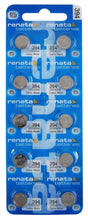 Renata 394 84mAh 1.55V Silver Oxide Coin Cell Battery - Watchbatteries