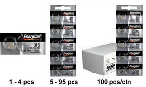 Energizer 315TZ Silver Oxide Coin Cell Batteries 1.55Volts SR716SW - Watchbatteries