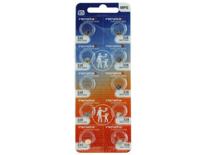 Renata 335 6mAh 1.55V Silver Oxide Coin Cell Battery