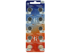 Renata 357 (76A) 160mAh 1.55V Silver Oxide Coin Cell Battery