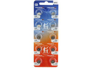Renata 315 19mAh 1.55V Silver Oxide Coin Cell Battery
