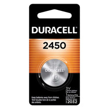 Duracell CR2450 Lithium Coin 2450 3 V 600 Ah DL2450BPK