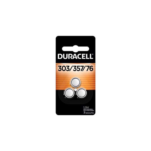 Duracell 357/303 (3) PACK Silver Oxide 1.5 V 0.18 Ah D303/357B3PK