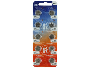 Renata 344 105mAh 1.55V Silver Oxide Coin Cell Battery