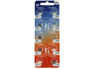 Renata 346 10mAh 1.55V Silver Oxide Coin Cell Battery