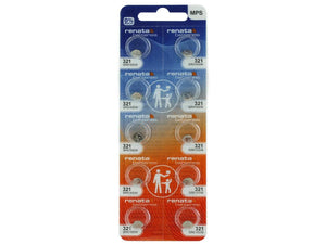 Renata 321 14.5mAh 1.55V Silver Oxide Coin Cell Battery
