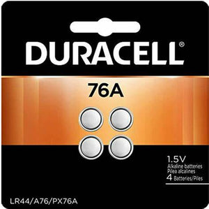 Duracell A76/LR44 Four Pack