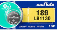 Murata LR1130/189 1.5V Alkaline Coin Cell Battery