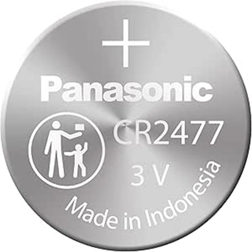 Panasonic CR2477 620mAh 3V Lithium (LiMnO2) Coin Cell Battery BULK