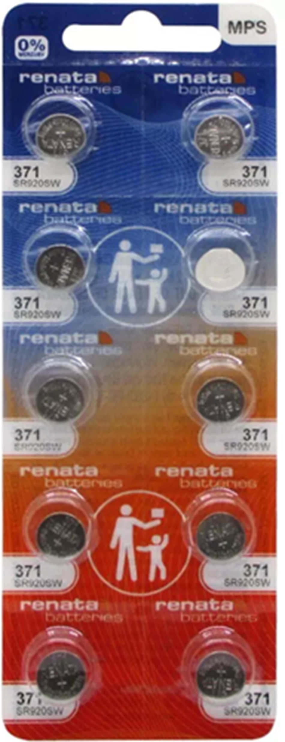 Renata 371 35mAh 1.55V Silver Oxide Coin Cell Battery