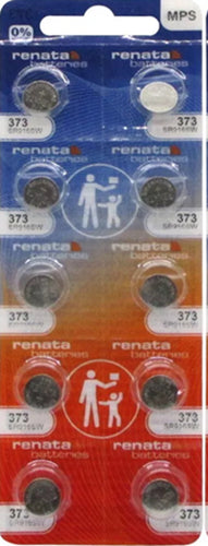 Renata 373 29mAh 1.55V Silver Oxide Coin Cell Battery