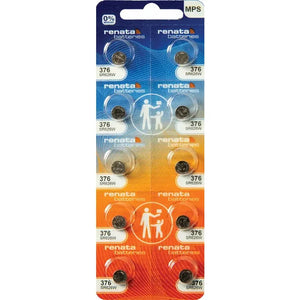 Renata 376 27mAh 1.55V Silver Oxide Coin Cell Battery