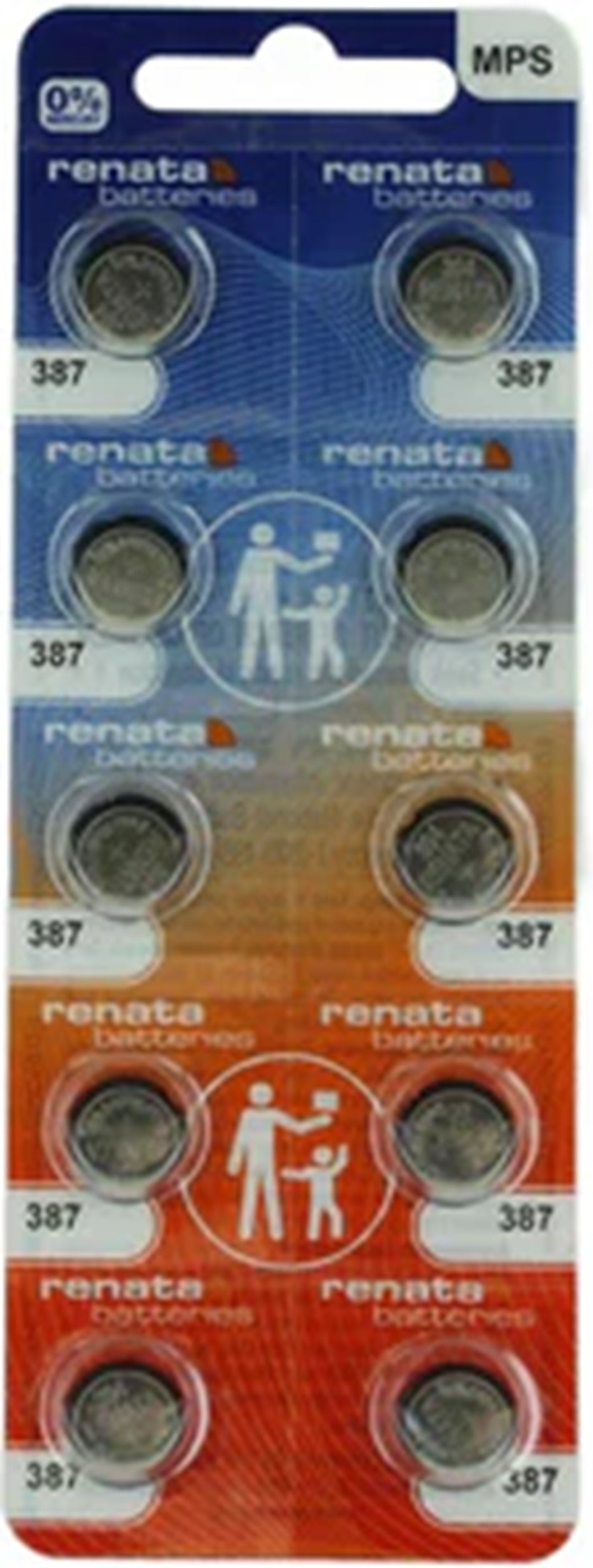 Renata 387   130 mAh 1.55V Silver Oxide Coin Cell Battery