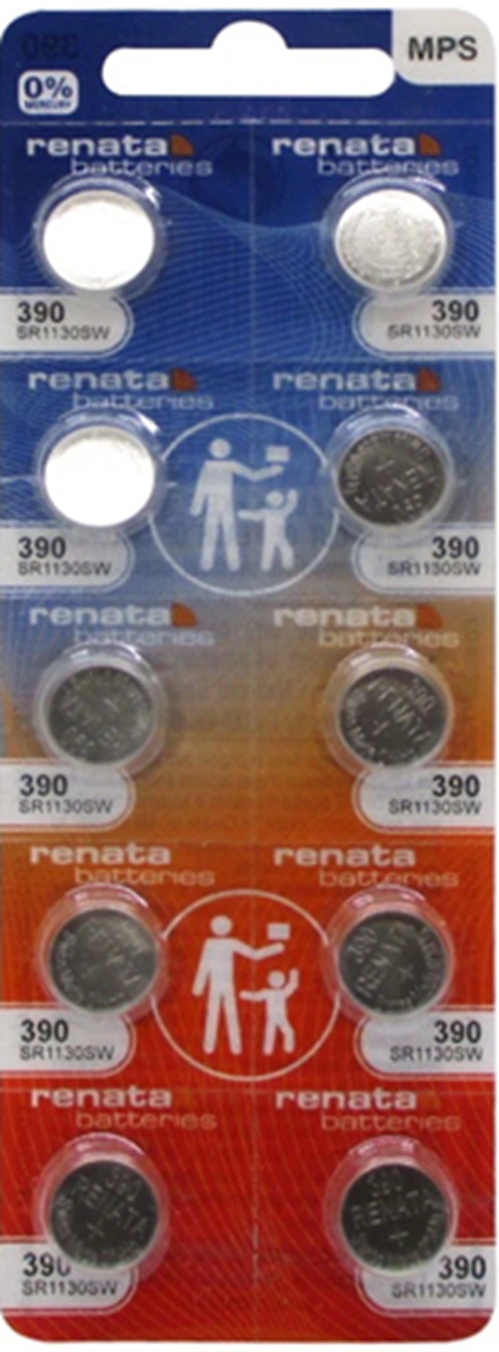 Renata 390 80mAh 1.55V Silver Oxide Coin Cell Battery
