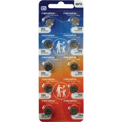 Renata 394 84mAh 1.55V Silver Oxide Coin Cell Battery