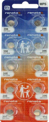 Renata 396 32mAh 1.55V Silver Oxide Coin Cell Battery
