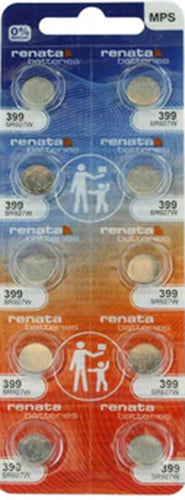 Renata 399 55mAh 1.55V Silver Oxide Coin Cell Battery