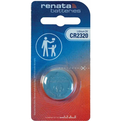 Renata CR2320-CU 150mAh 3V Lithium Primary (LiMNO2) Coin Cell Battery