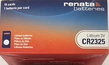 Renata CR2325-CU 190mAh 3V Lithium Primary (LiMNO2) Coin Cell Battery