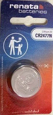 Renata CR2477-SC 950mAh 3V Lithium Primary (LiMNO2) Coin Cell Battery