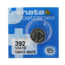 Renata 392 45mAh 1.55V Silver Oxide Coin Cell Battery - Watchbatteries
