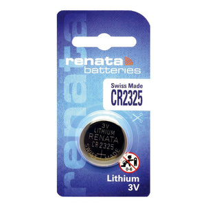 Renata CR2325-CU 190mAh 3V Lithium Primary (LiMNO2) Coin Cell Battery - Watchbatteries