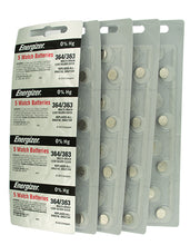 Energizer 364/363 Silver Oxide Batteries 1.55V SR621SW BOX of 100 Volume Strip - Watchbatteries
