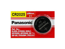 Panasonic CR2025 165mAh 3V Lithium (LiMnO2) Coin Cell Battery - Watchbatteries