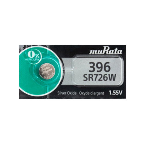 Murata (Replaces Sony) 396 SR726W 35mAh 1.55V Silver Oxide Watch Battery