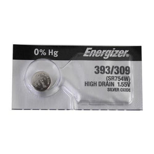 Energizer 393-309TZ Silver Oxide Coin Cell Batteries - Watchbatteries