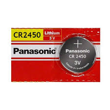 Panasonic CR2450 620mAh 3V Lithium (LiMnO2) Coin Cell Battery - Watchbatteries
