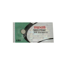 Maxell 319 SR527SW 1.55v Silver Oxide Button Cell Battery - Watchbatteries