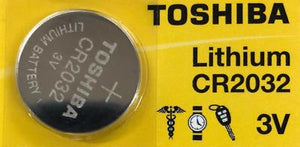 Toshiba CR2032 3 Volt Lithium Battery (1 Piece) - Watchbatteries