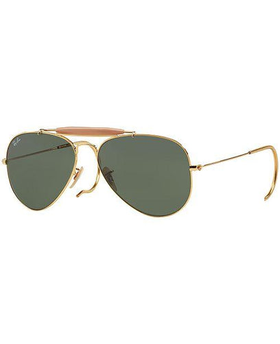 Ray Ban Unisex Large Aviator Gold Frame Outdoorsman II 3029-L2112(62) - Watchbatteries