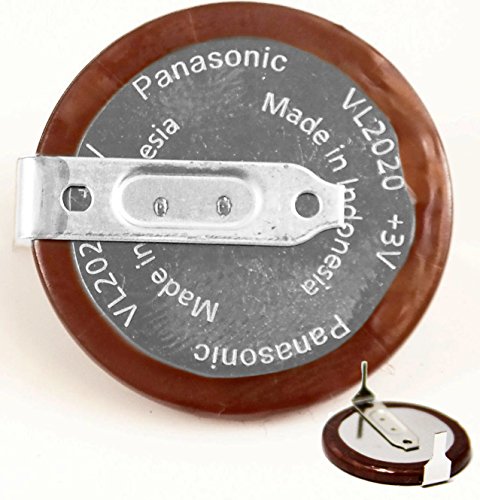 Panasonic VL-2020/HFN Horizontal Tab 180 Degrees Pins Lithium Battery (1 Piece) - Watchbatteries