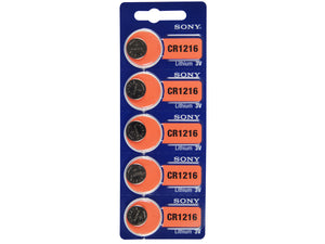 Sony CR1216 30mAh 3V Lithium (LiMnO2) Coin Cell Watch Battery - Watchbatteries