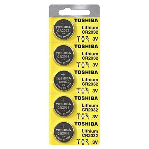 Toshiba CR2032 3 Volt Lithium Battery ( 5 Pack) - Watchbatteries
