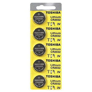 Toshiba CR2032 3 Volt Lithium Battery ( 5 Pack) - Watchbatteries