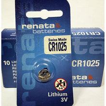 Renata CR1025-CU 115mAh 3V Lithium Primary (LiMNO2) Coin Cell Battery - Watchbatteries