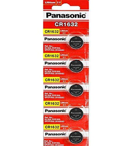 Panasonic CR1632 140mAh 3V Lithium (LiMnO2) Coin Cell Battery - Watchbatteries