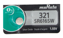 Murata (Replaces Sony) 321 SR616SW 16mAh 1.55V Silver Oxide Watch Battery