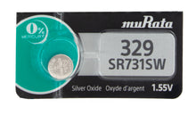 MuRata (Replaces Sony) 329 SR731SW 39mAh 1.55V Silver Oxide Watch Battery