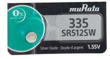 Murata (Replaces Sony) 335 SR512SW 6mAh 1.55V Silver Oxide Watch Battery