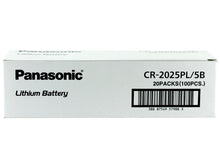 Panasonic CR2025 165mAh 3V Lithium (LiMnO2) Coin Cell Battery - Watchbatteries