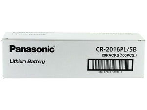 Panasonic CR2016 90mAh 3V Lithium (LiMnO2) Coin Cell Battery - Watchbatteries
