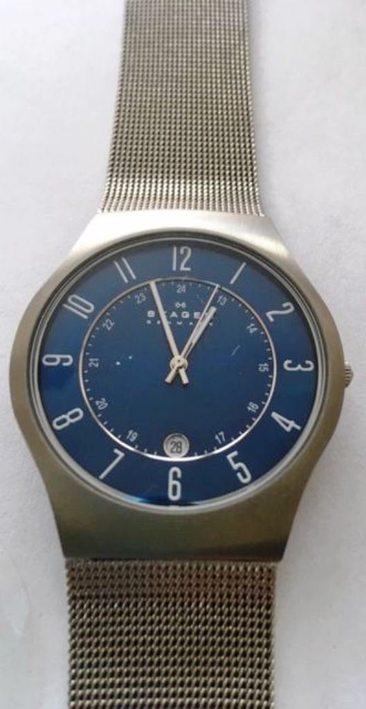 Skagen Grenen Titanium 233XLTTN Wrist Watch for Men  STORE DISPLAY No Box