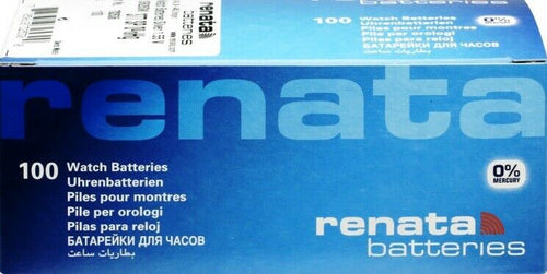 Renata 317  SR516SW 0% MERCURY Watch Batteries Box of 100